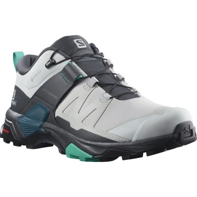 White / Black Salomon X Ultra 4 GTX Women's Hiking Shoes | IE UE6854